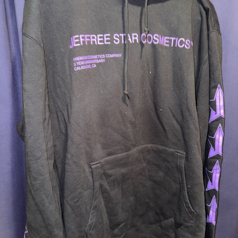 Jeffree Star Black and Purple Men's Shirt